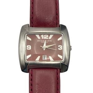 Kenneth Cole Reaction Mens V297-03 Watch 37mm - Fresh Battery WR Adjustable Band